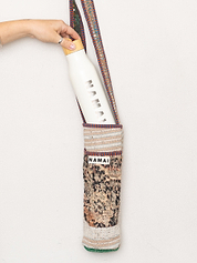The Lota Quilted Water Bottle Crossbody + NAMAI Water Bottle