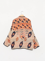 The Ladhiya Quilted Patchwork Kantha Jacket