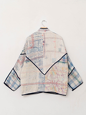 The Ladhiya Quilted Patchwork Kantha Jacket