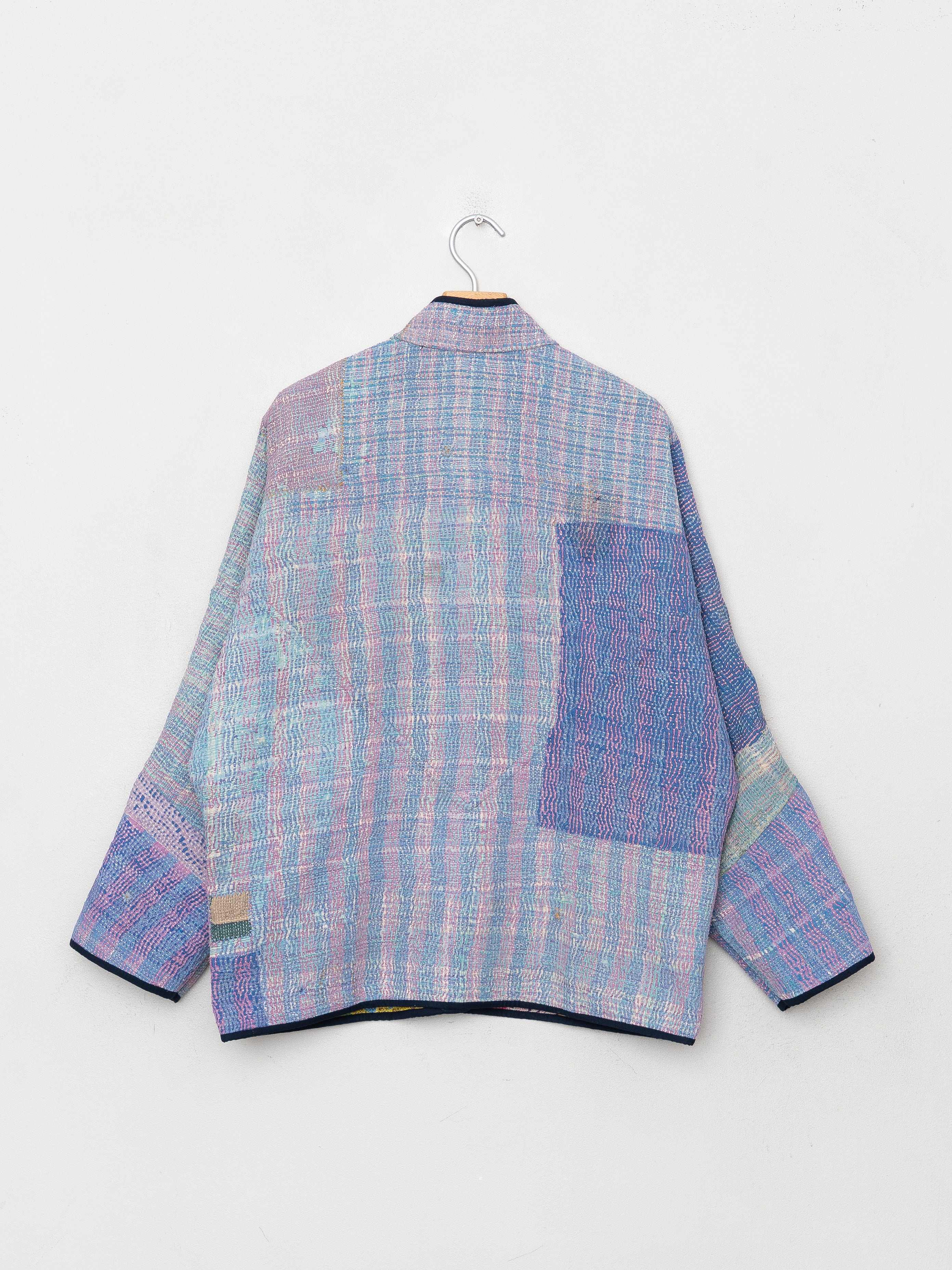 The Ladhiya Quilted Patchwork Kantha Jacket