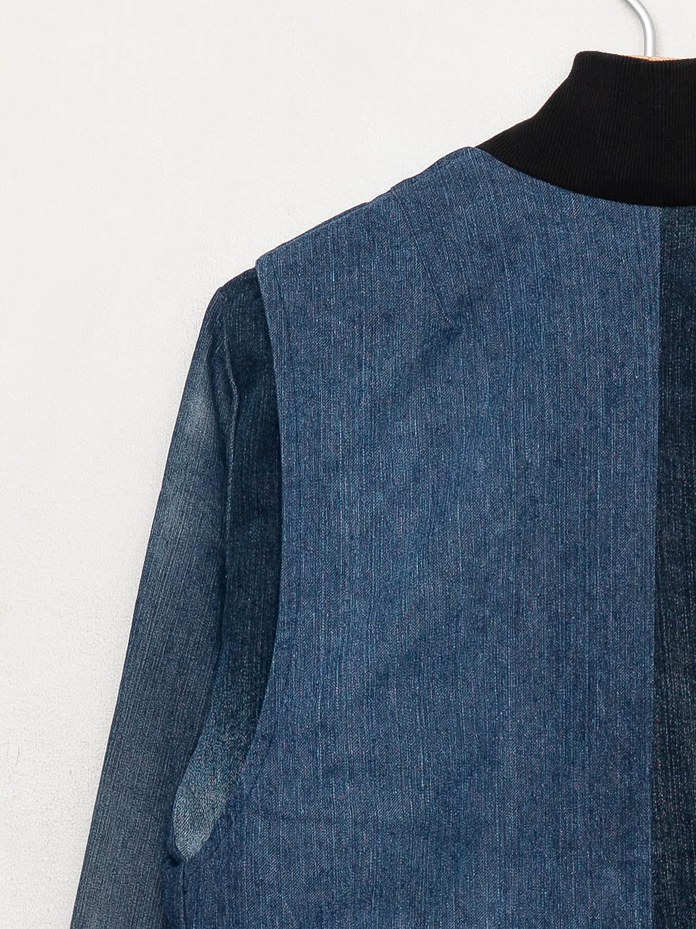 The Veda Denim Bomber Jacket - Medium