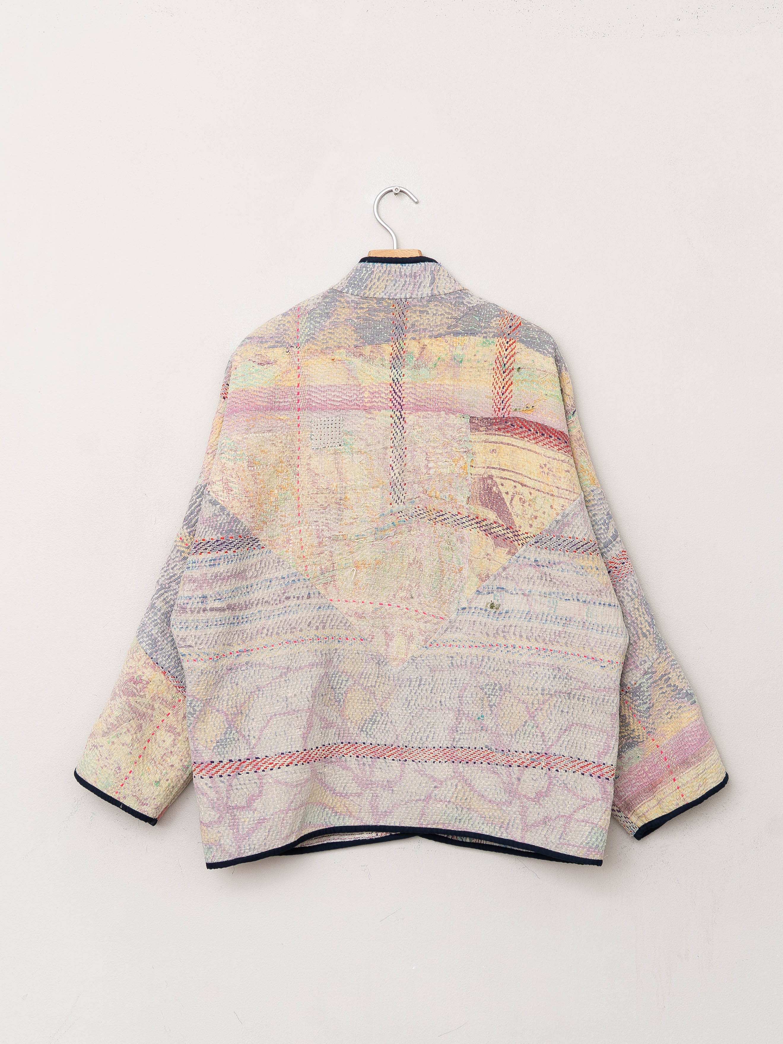 The Ladhiya Quilted Patchwork Kantha Jacket