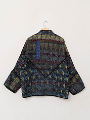 The Ladhiya Quilted Patchwork Kantha Jacket