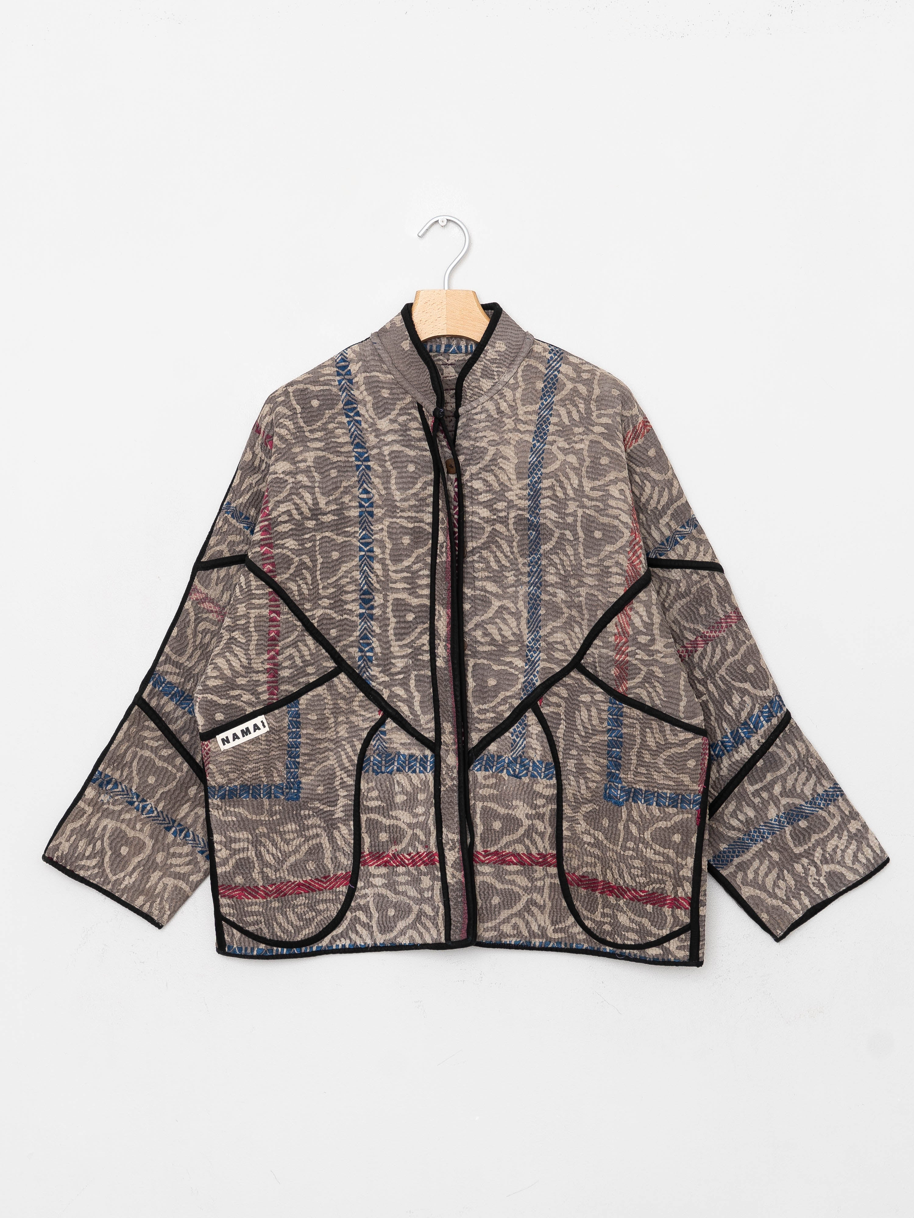 The Ladhiya Quilted Plant Dyed Kantha Jacket