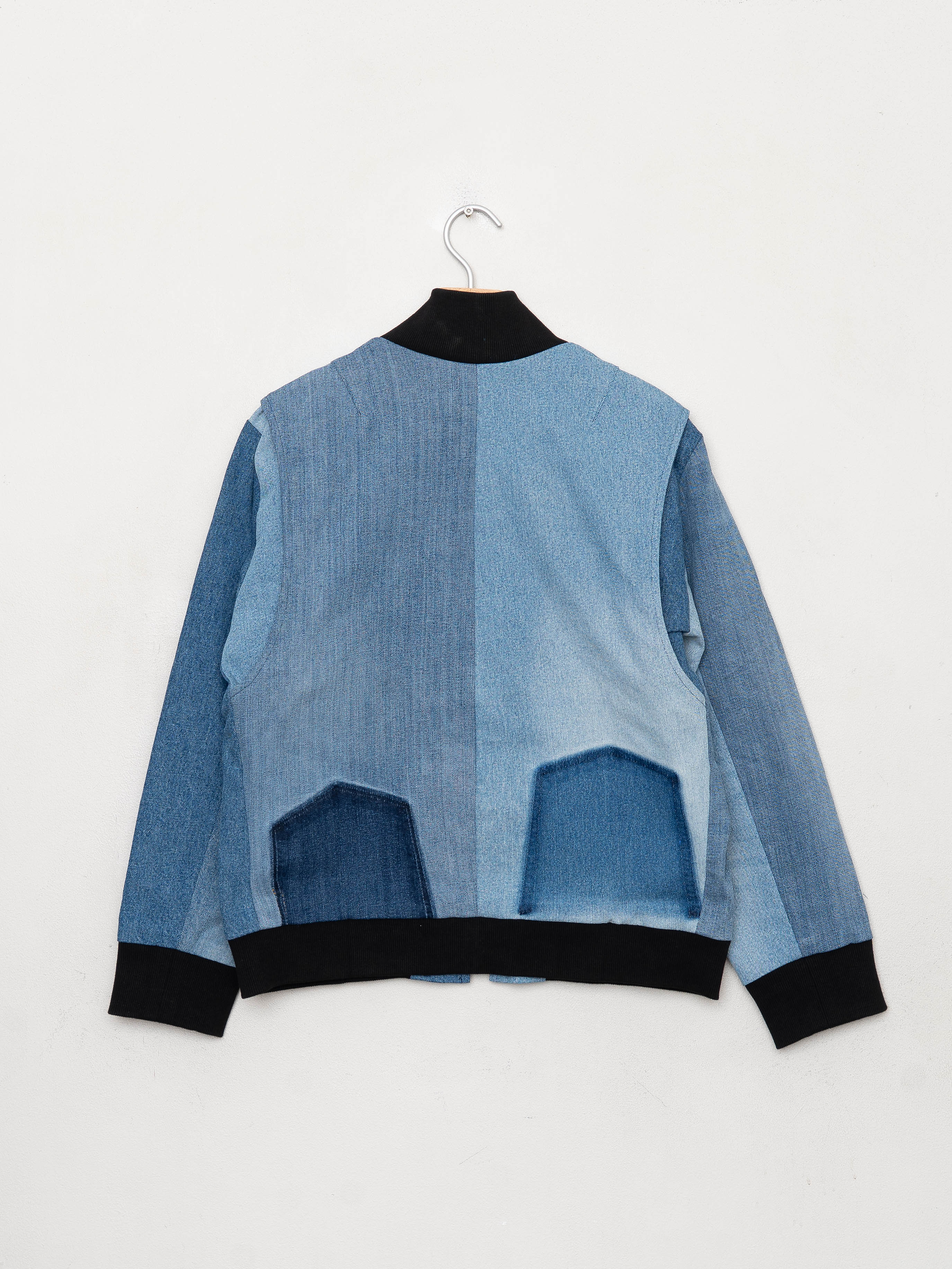 The Veda Denim Bomber Jacket - Medium