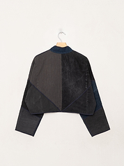 The Kaira Cropped Denim Jacket - Small