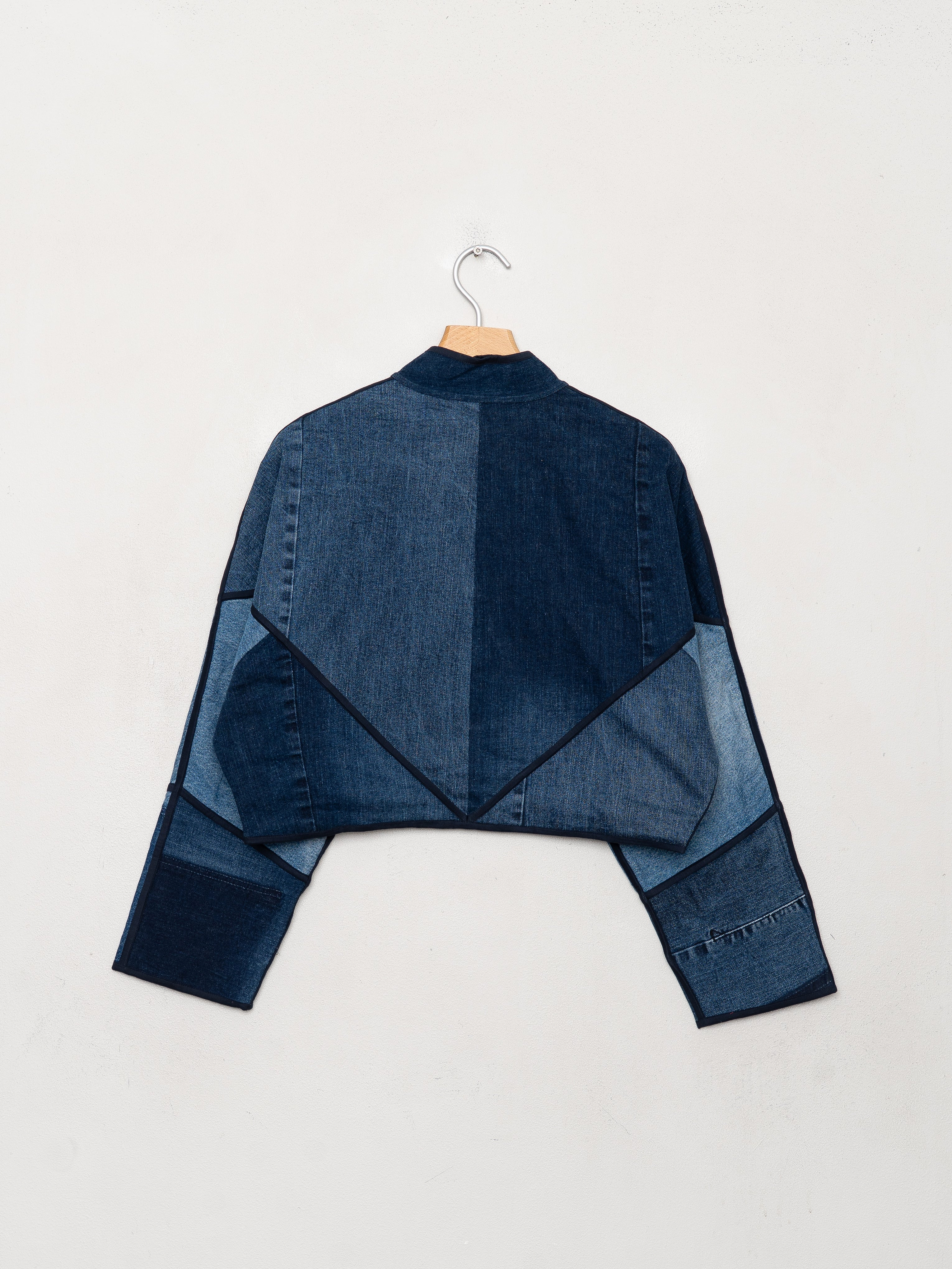The Kaira Cropped Denim Jacket - Small