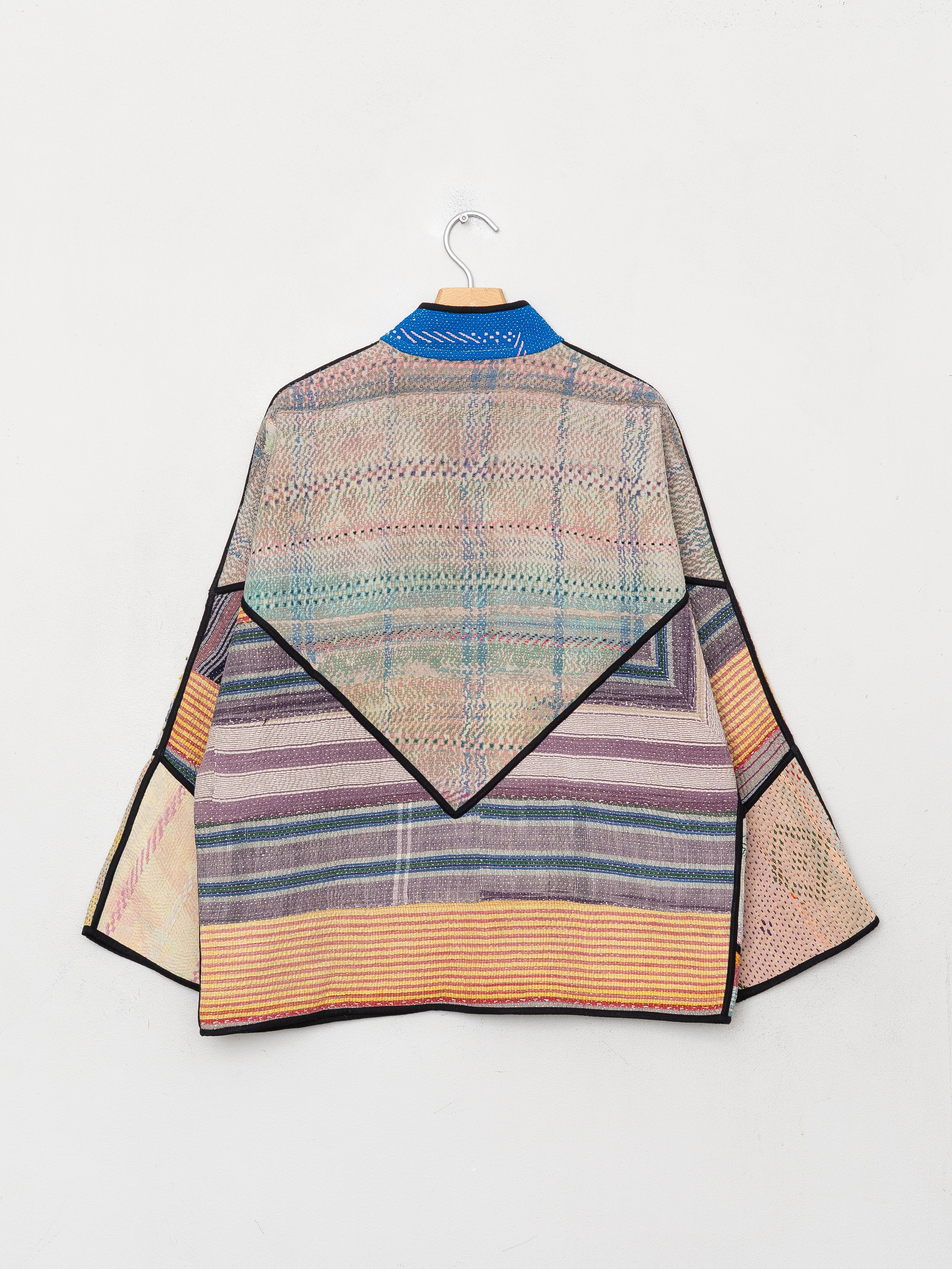 The Ladhiya Quilted Patchwork Kantha Jacket