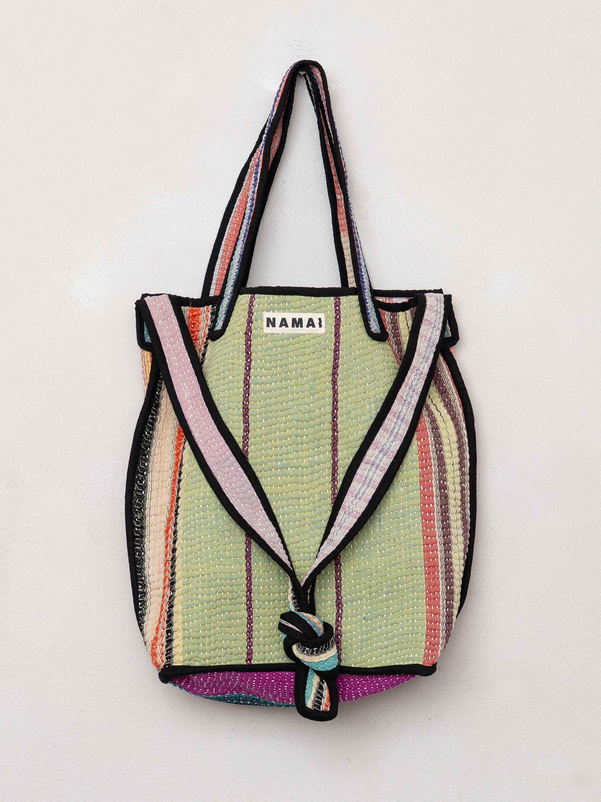 The Xoti II Zero-Waste Quilted Kantha Bag