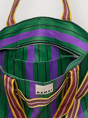 The Goa Recycled Nylon Travel Tote - Grape Verde