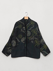 The Ladhiya Suzani Quilted Kantha Jacket