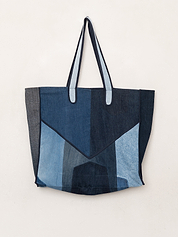 The Pasha Carryall Denim Tote Bag