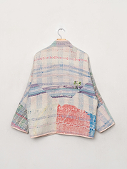 The Ladhiya Quilted Patchwork Kantha Jacket
