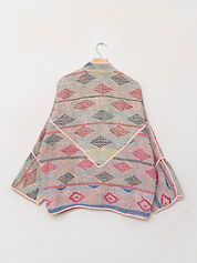 The Ladhiya Quilted Patchwork Kantha Jacket