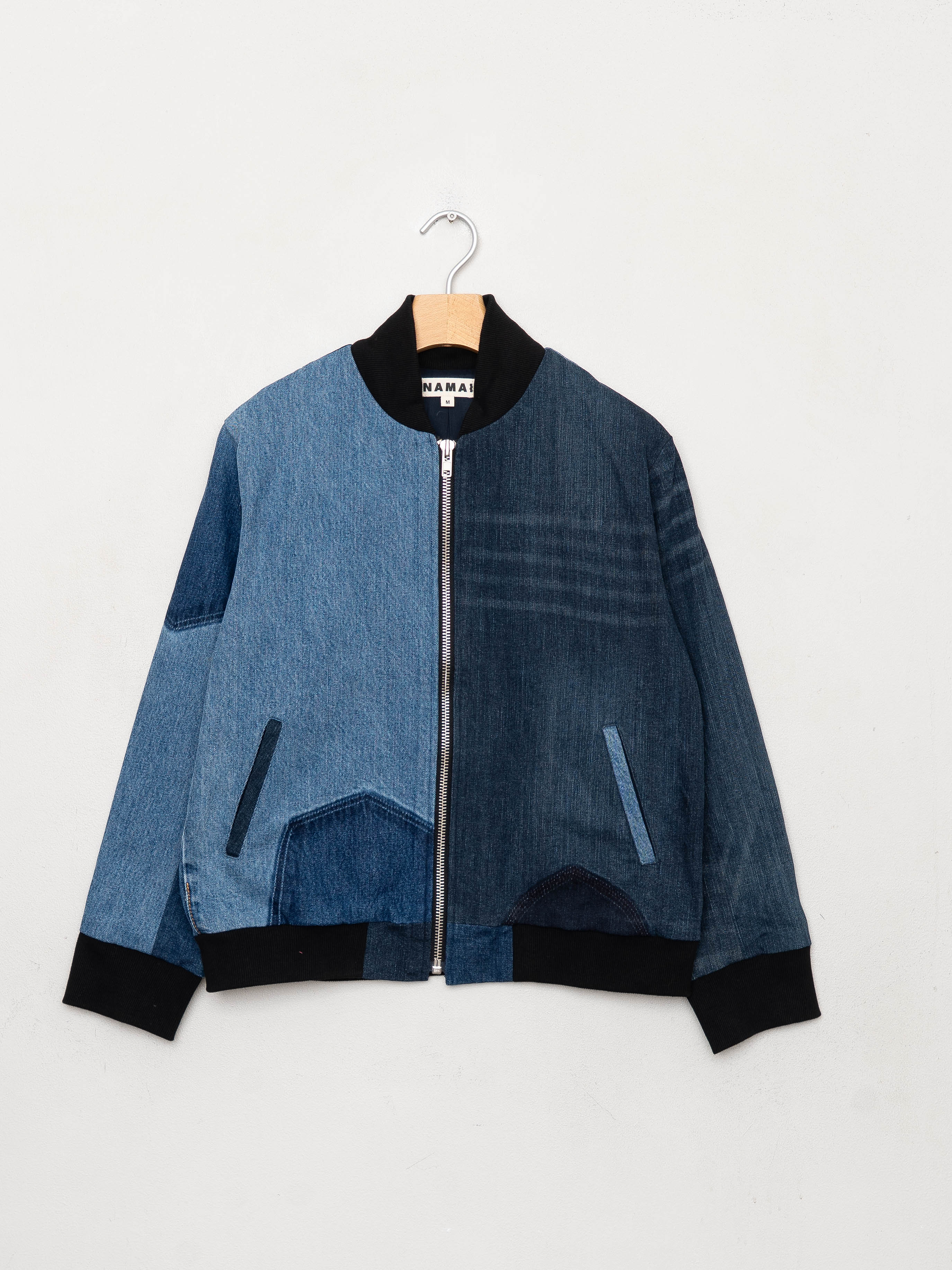 The Veda Denim Bomber Jacket - Medium
