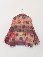 The Ladhiya Quilted Patchwork Kantha Jacket