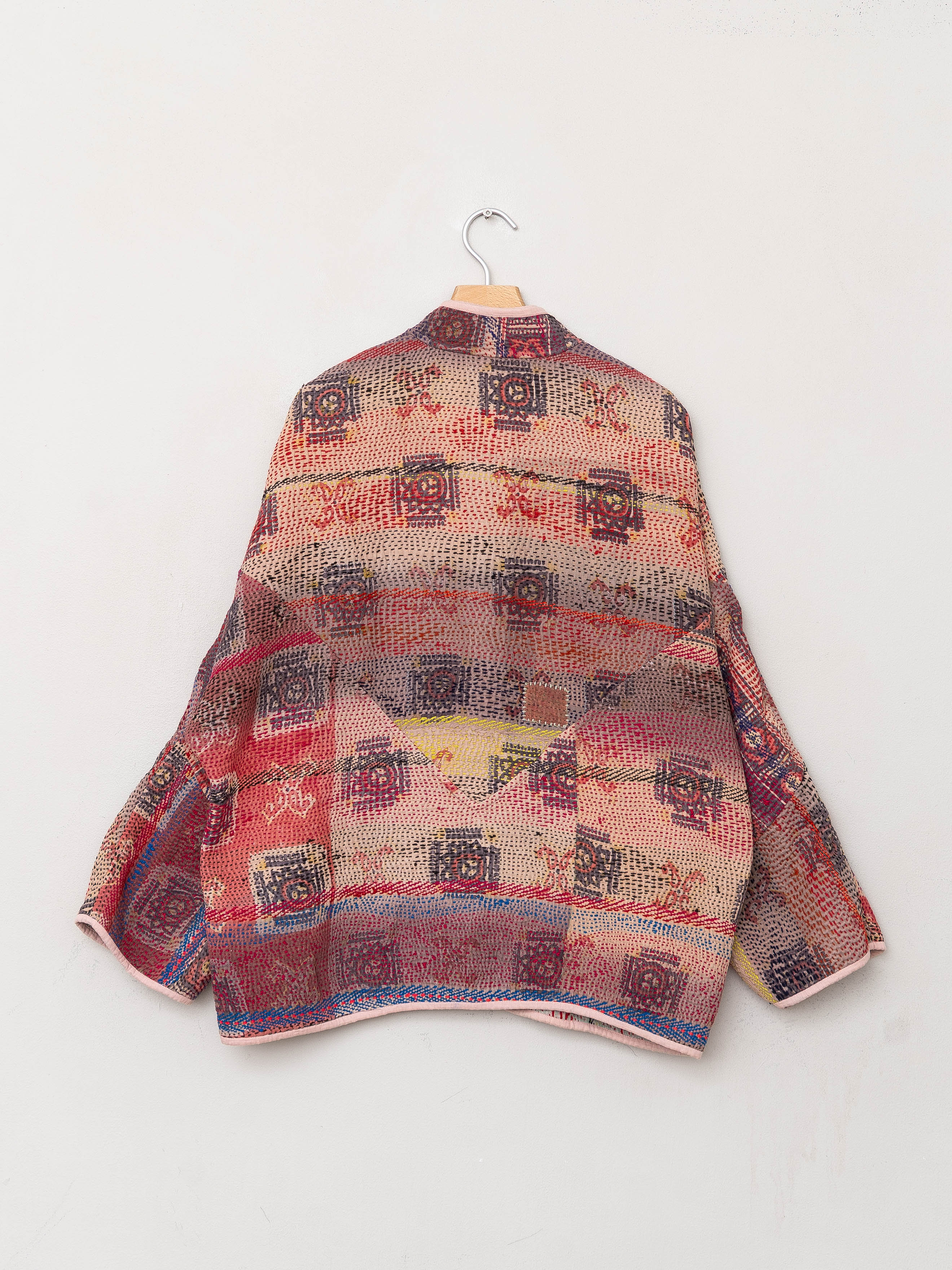 The Ladhiya Quilted Patchwork Kantha Jacket