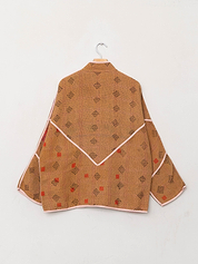 The Ladhiya Quilted Patchwork Kantha Jacket