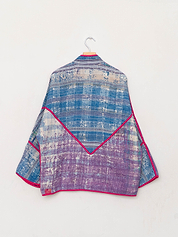 The Ladhiya Quilted Patchwork Kantha Jacket