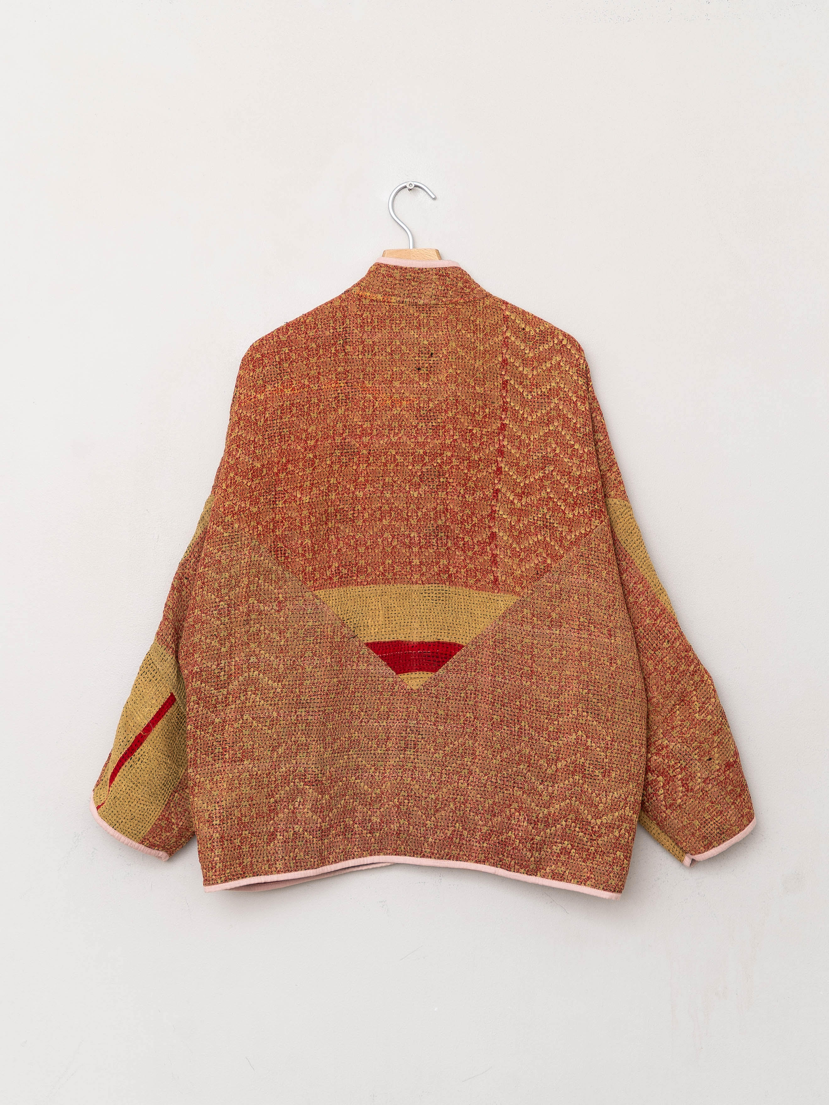 The Ladhiya Quilted Patchwork Kantha Jacket