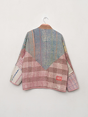 The Ladhiya Quilted Patchwork Kantha Jacket Wholesale