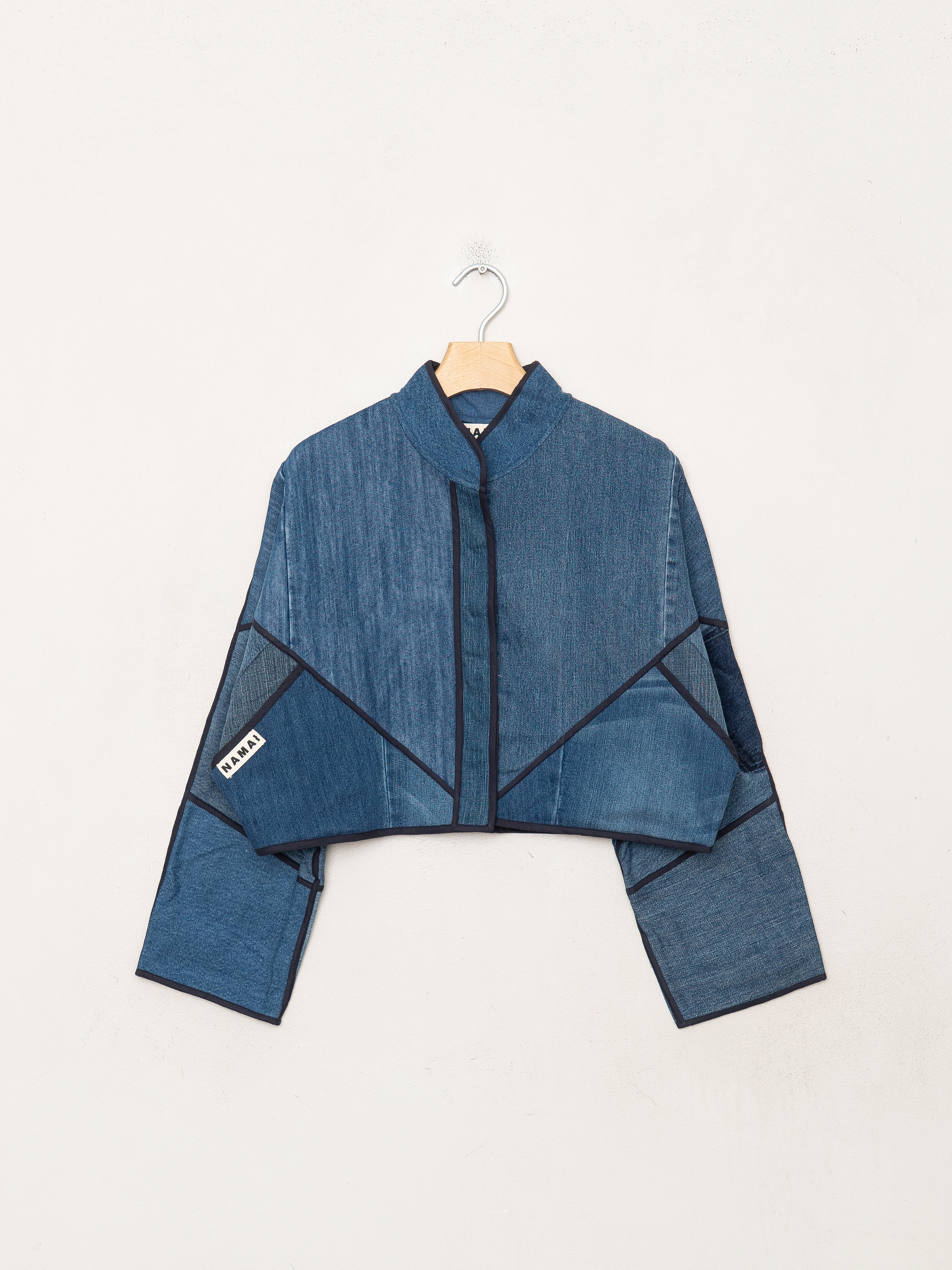The Kaira Cropped Denim Jacket - Medium