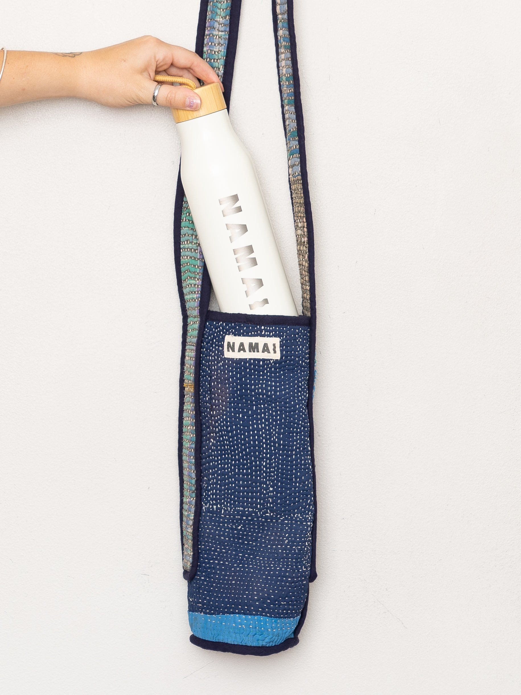 The Lota Quilted Water Bottle Crossbody + NAMAI Water Bottle