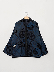 The Ladhiya Quilted Suzani Kantha Jacket