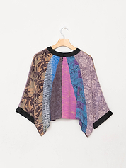 The Simmy Top  - One Size - Upcycled Silk