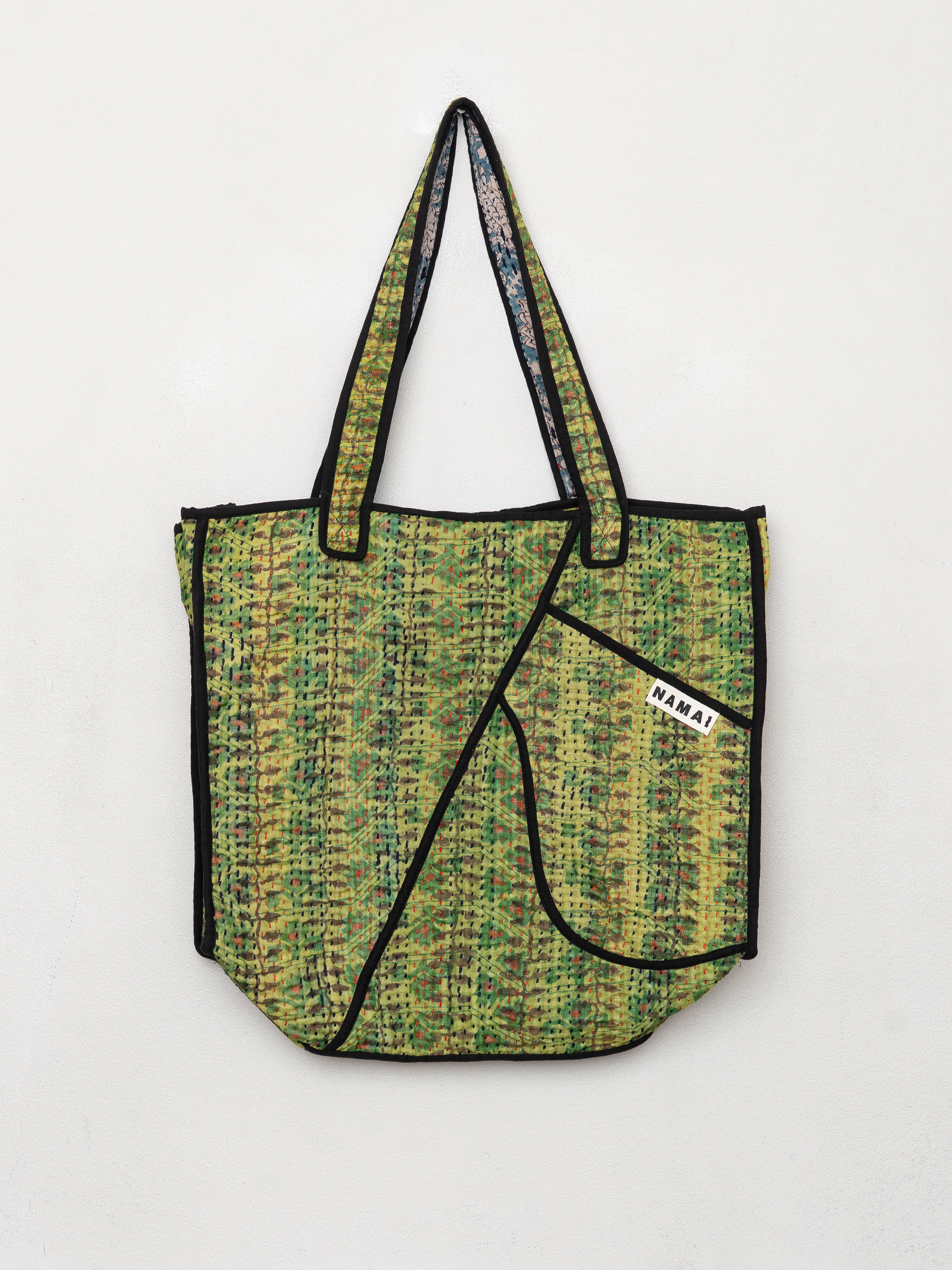 The Raksa Quilted Kantha Bag