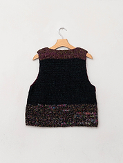 The Vishnu Knitted Vest - Small - Recycled Silk