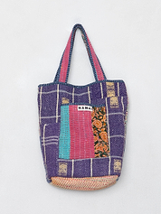 The Xoti II Zero-Waste Quilted Kantha Bag