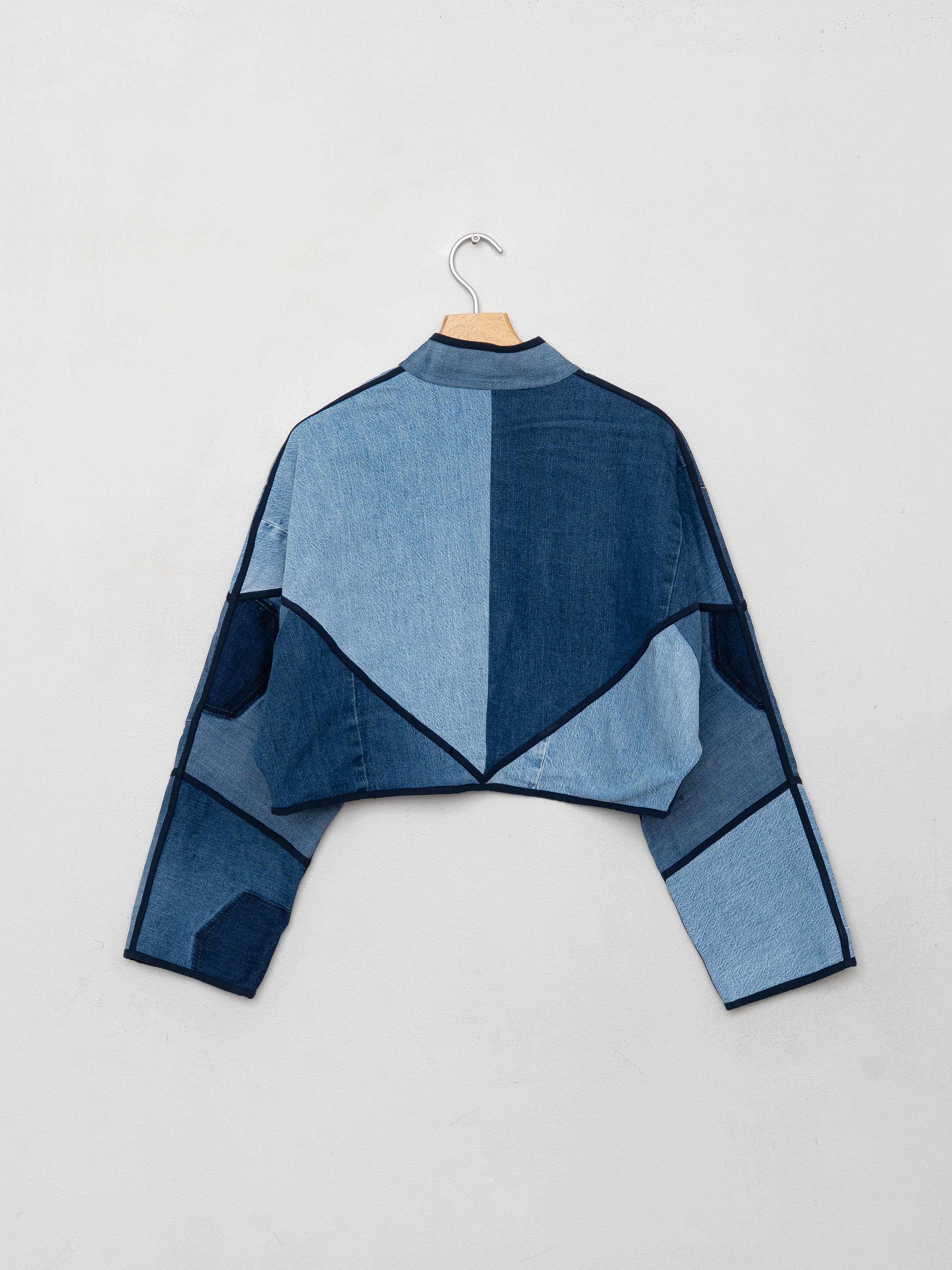 The Kaira Cropped Denim Jacket - Medium