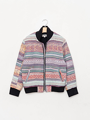The Veda Quilted One-of-a-Kind Bomber Jacket - Small