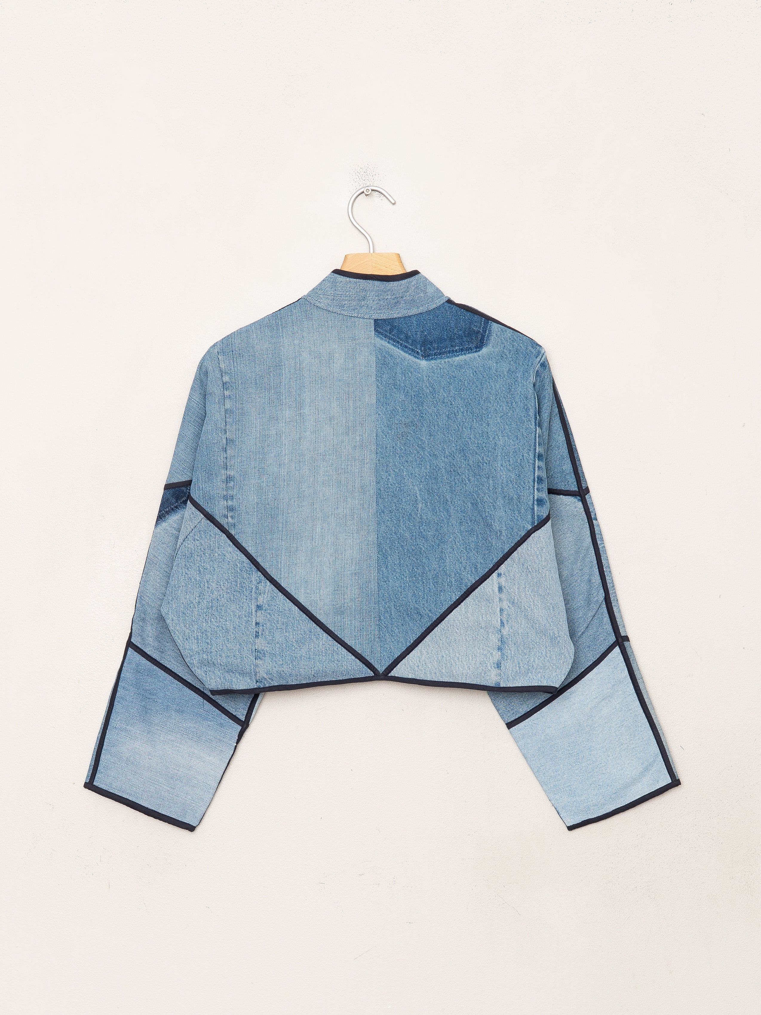 The Kaira Cropped Denim Jacket - Small