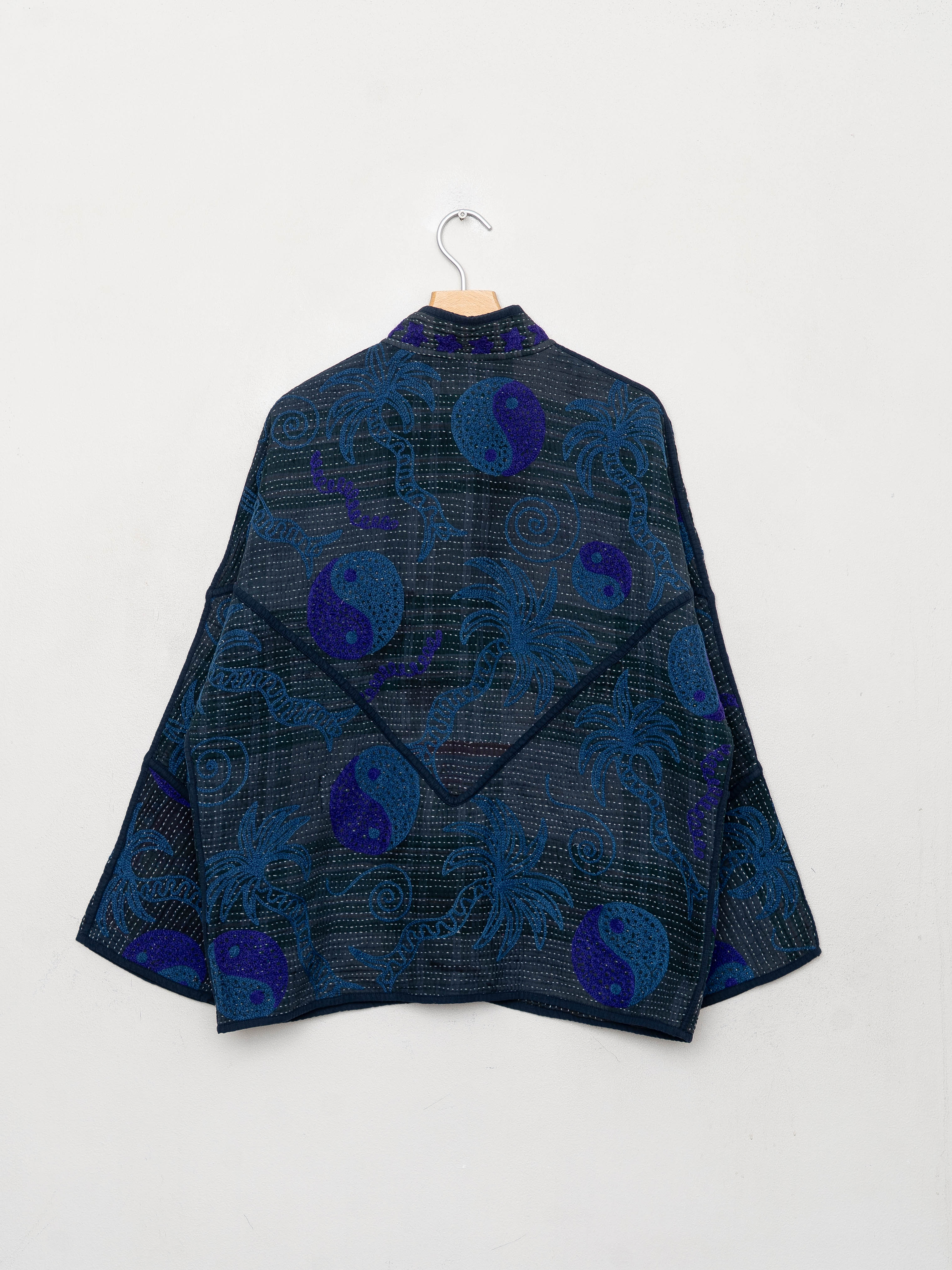 The Ladhiya Quilted Suzani Kantha Jacket