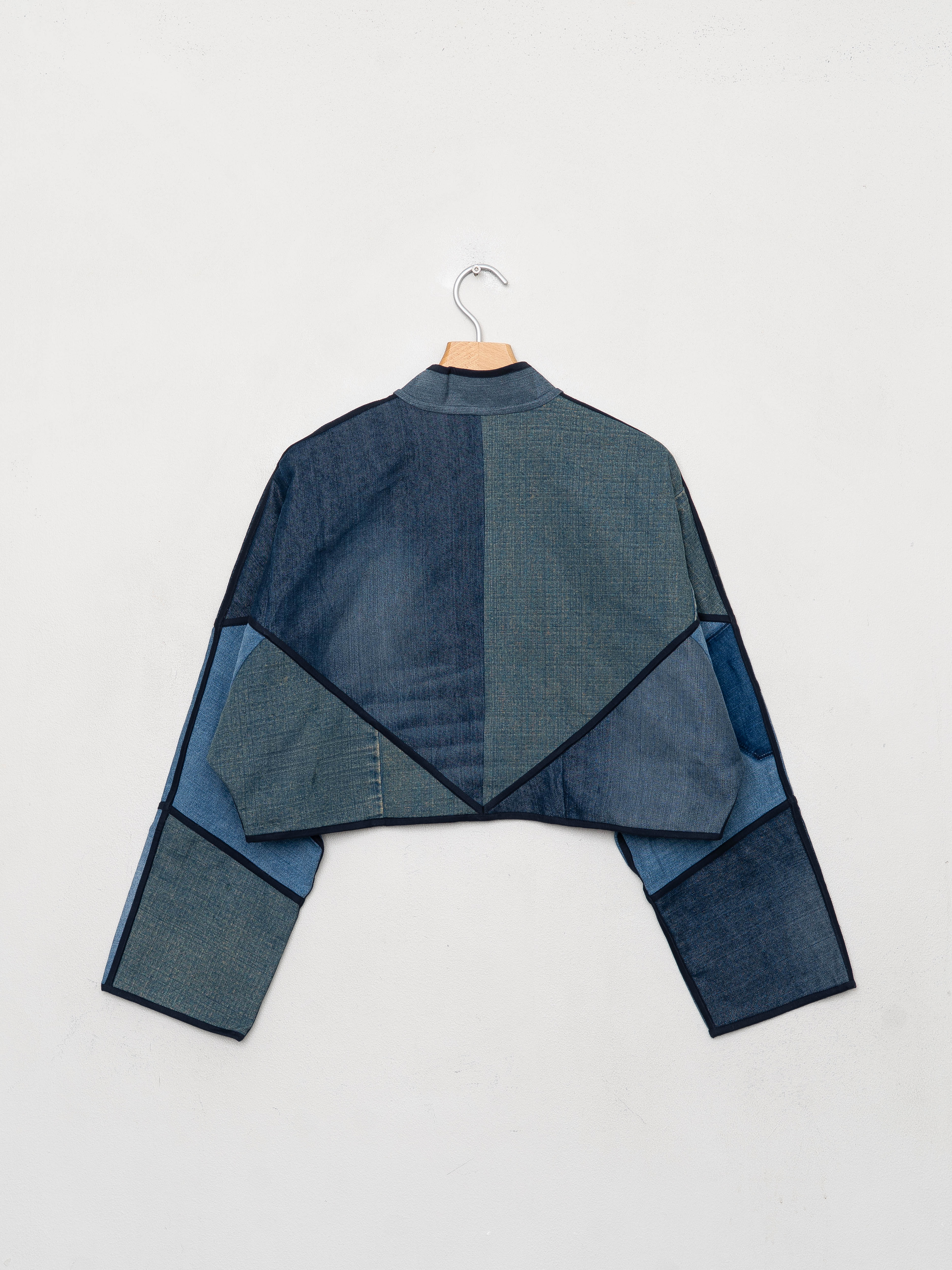 The Kaira Cropped Denim Jacket - Medium