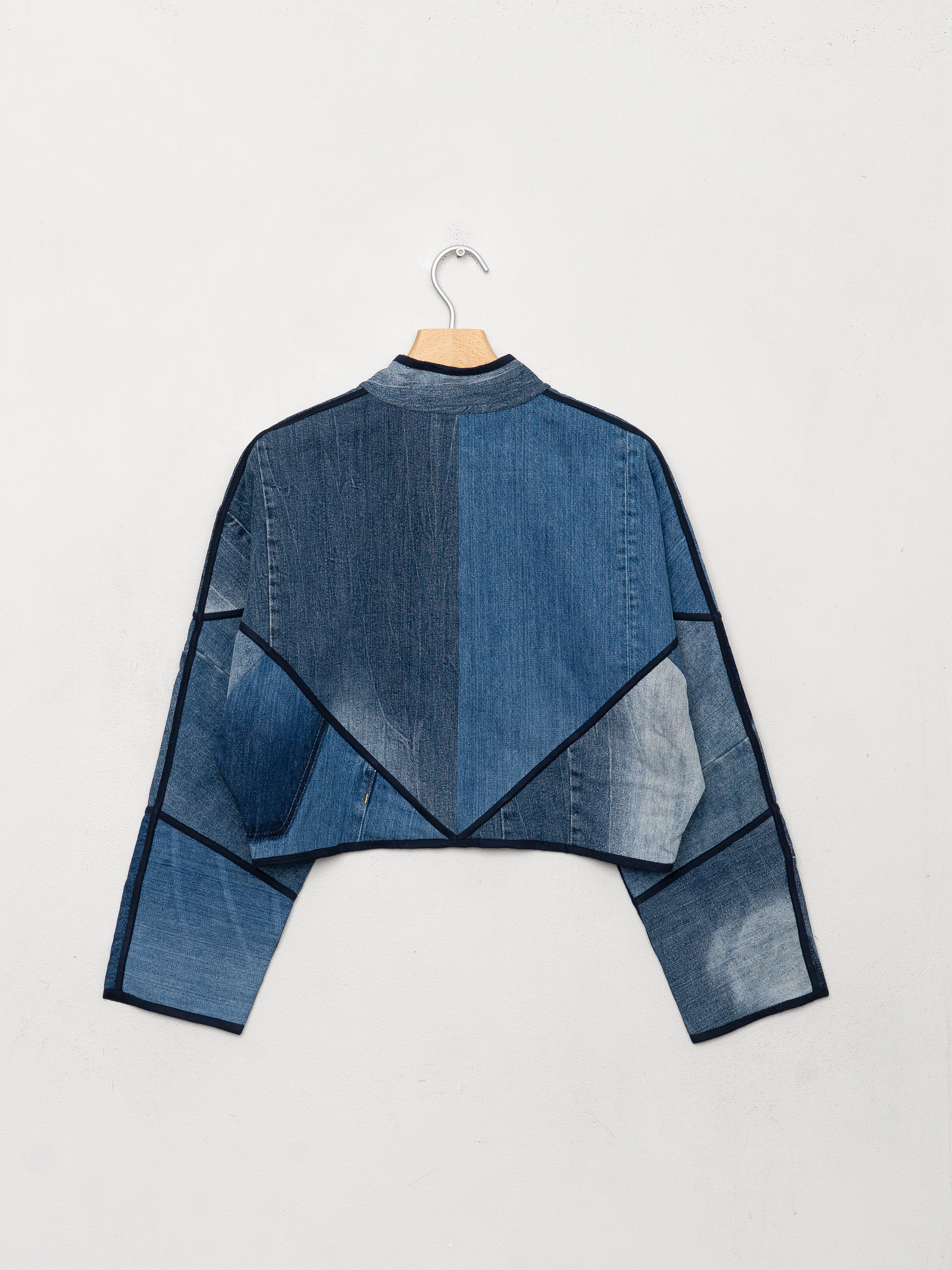 The Kaira Cropped Denim Jacket - Small