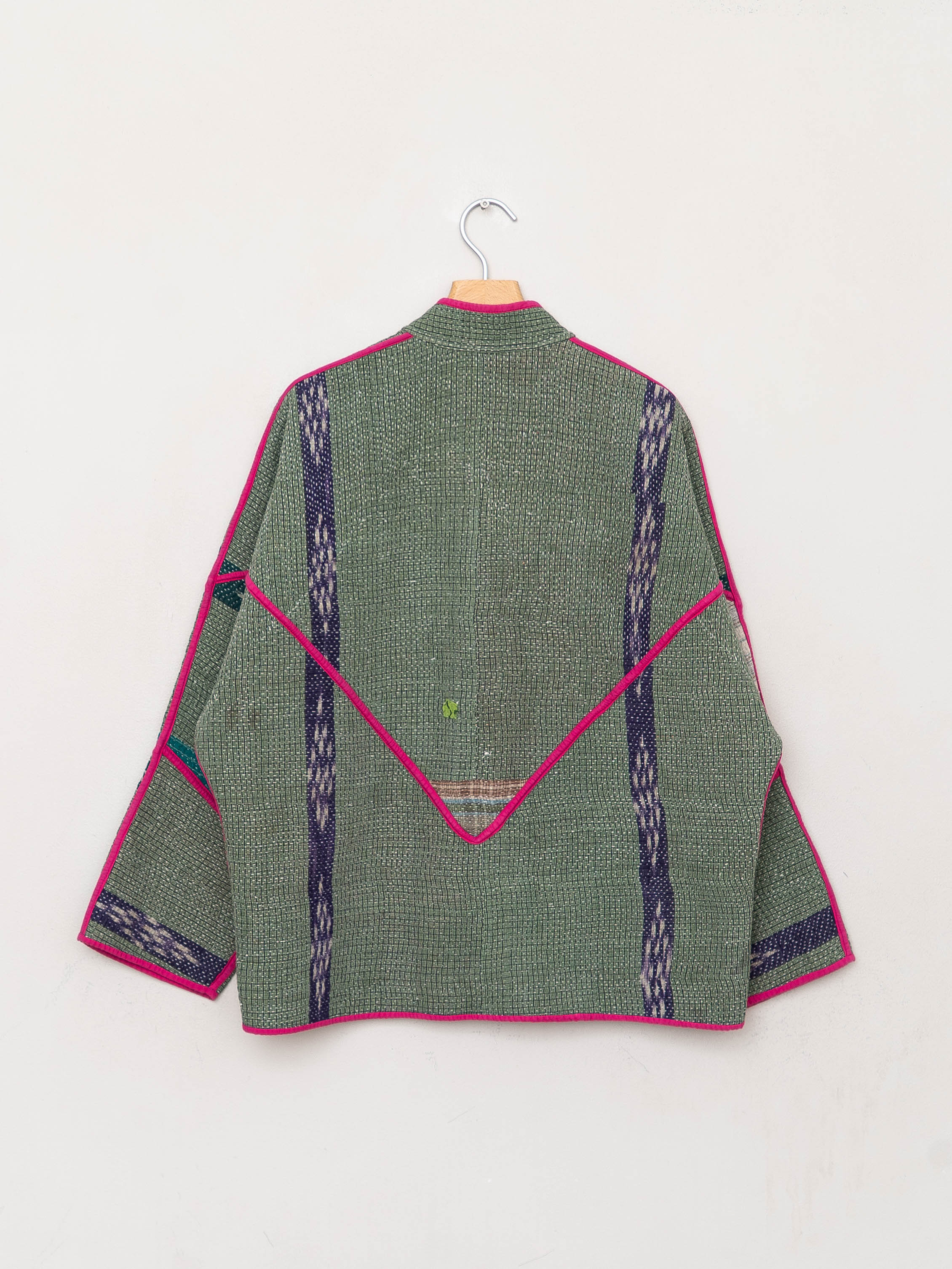 The Ladhiya Quilted Patchwork Kantha Jacket