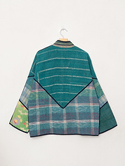 The Ladhiya Quilted Patchwork Kantha Jacket