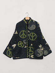 The Ladhiya Suzani Quilted Kantha Jacket