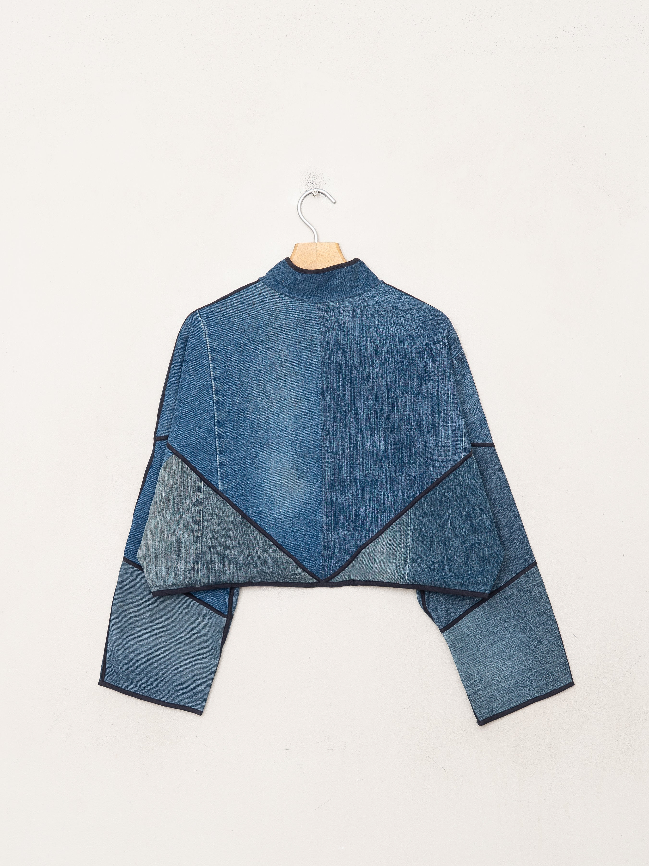 The Kaira Cropped Denim Jacket - Medium