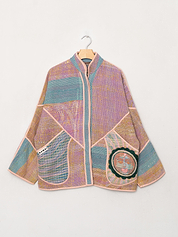 The Ladhiya Suzani Quilted Kantha Jacket