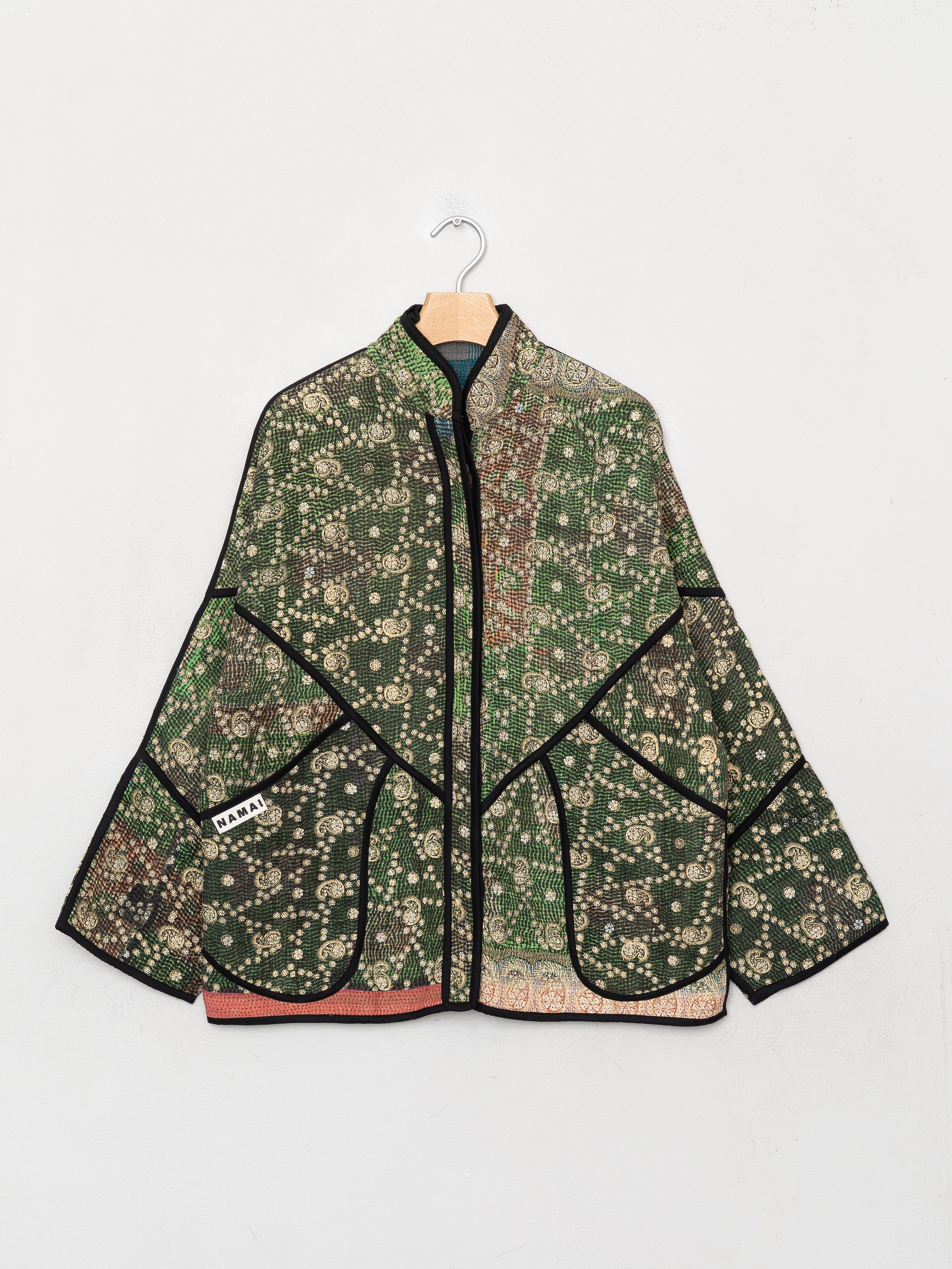The Ladhiya Quilted Patchwork Kantha Jacket