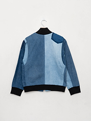 The Veda Denim Bomber Jacket - Small
