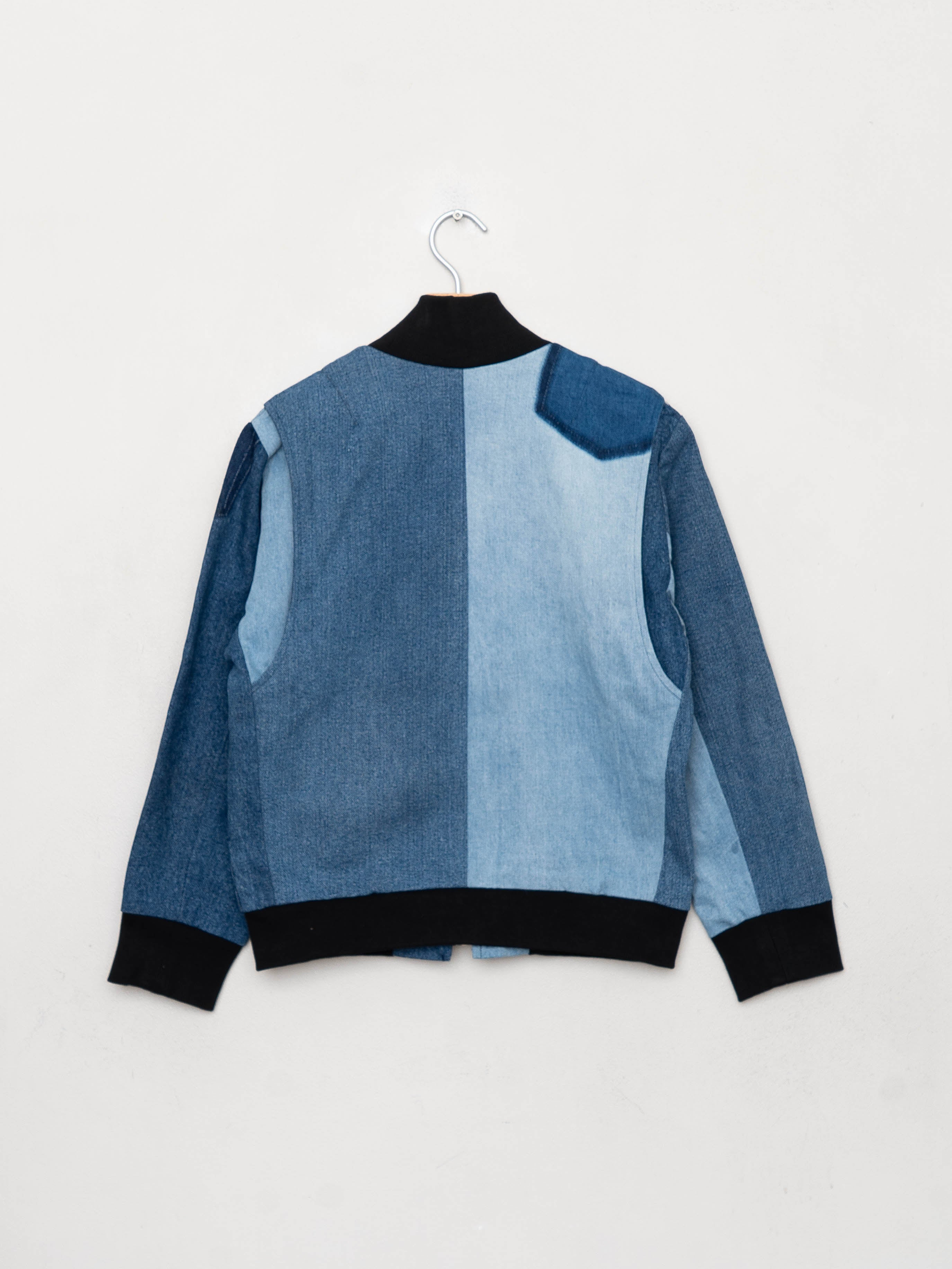 The Veda Denim Bomber Jacket - Small