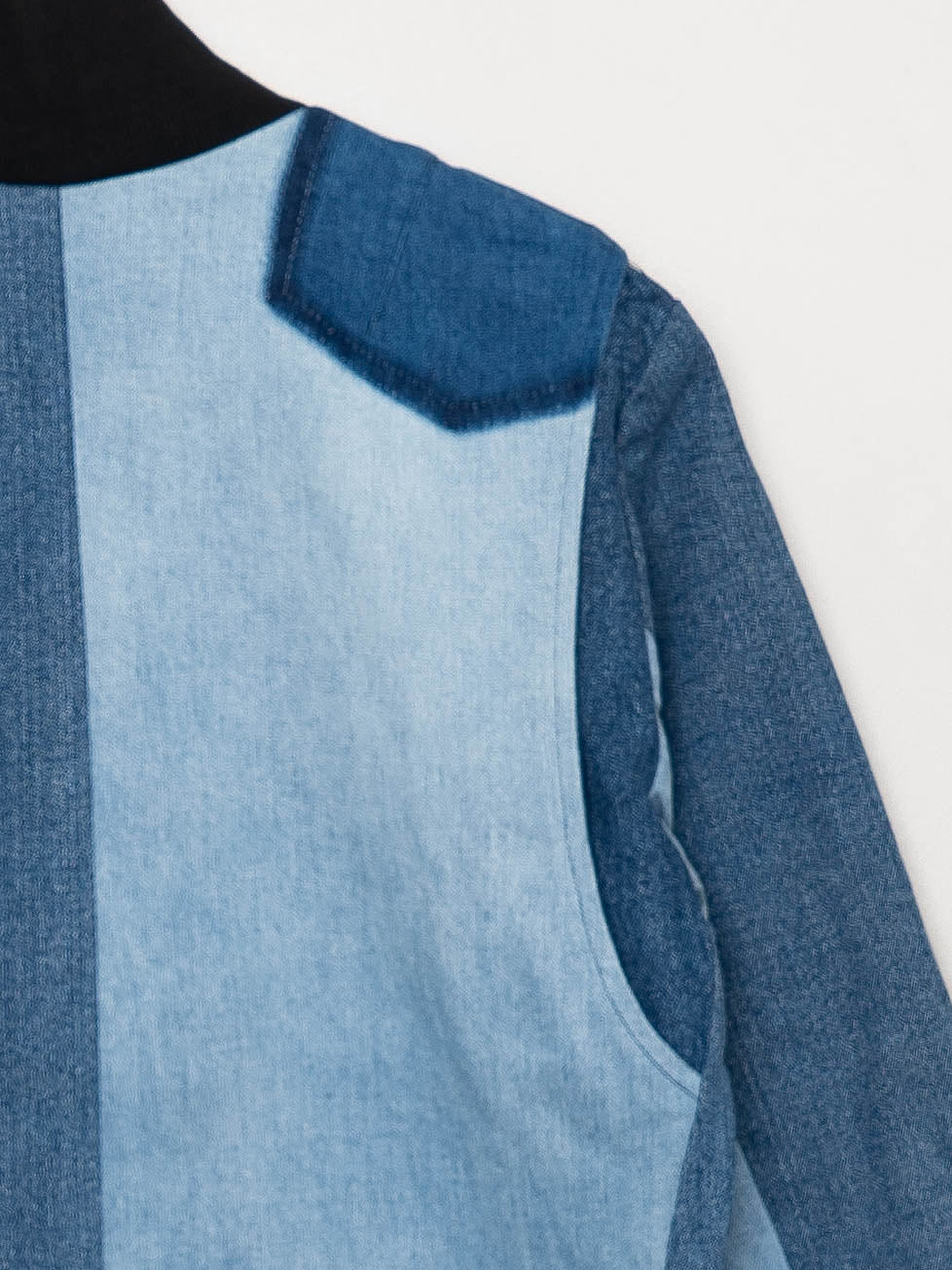 The Veda Denim Bomber Jacket - Small