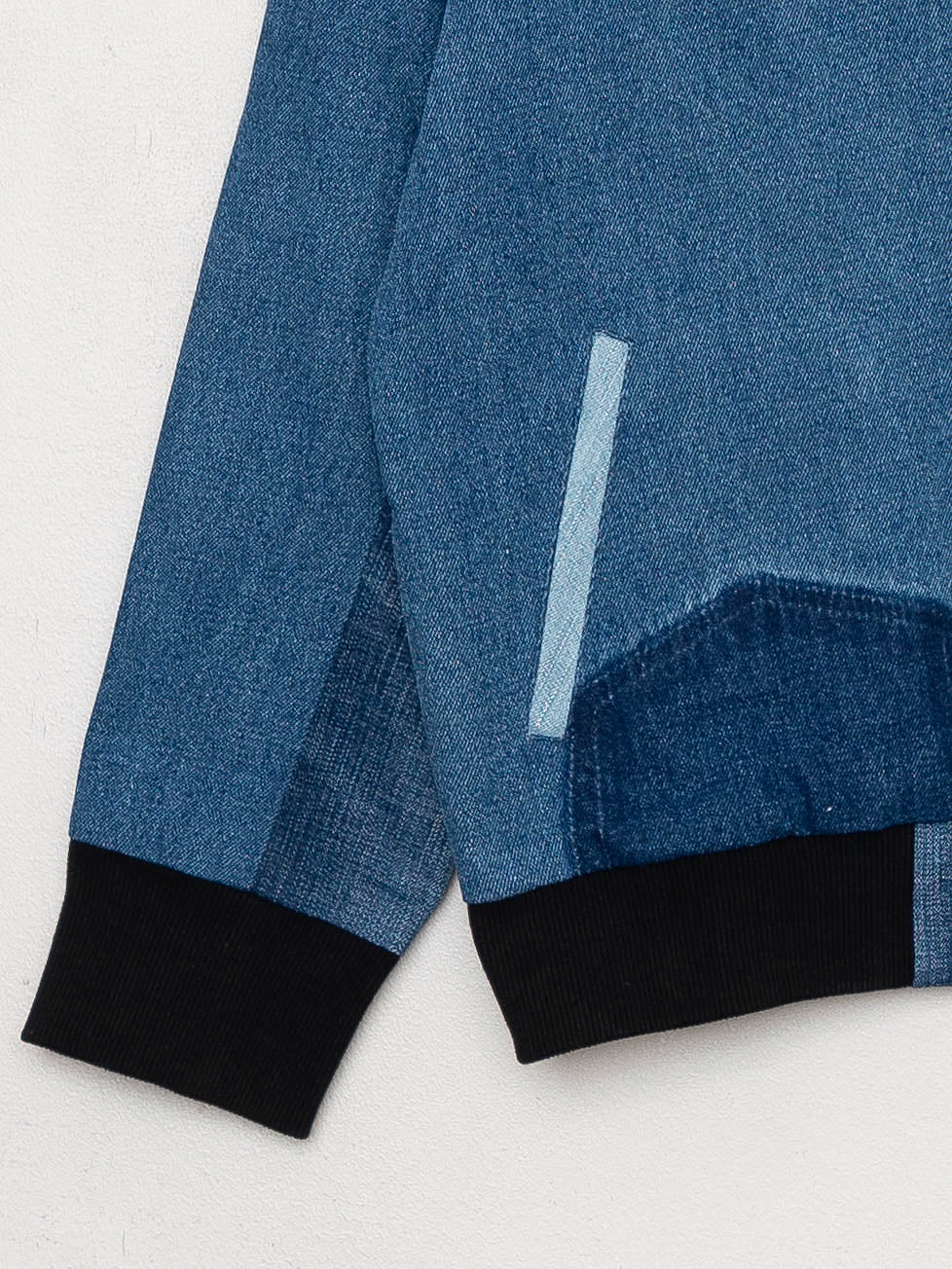 The Veda Denim Bomber Jacket - Small