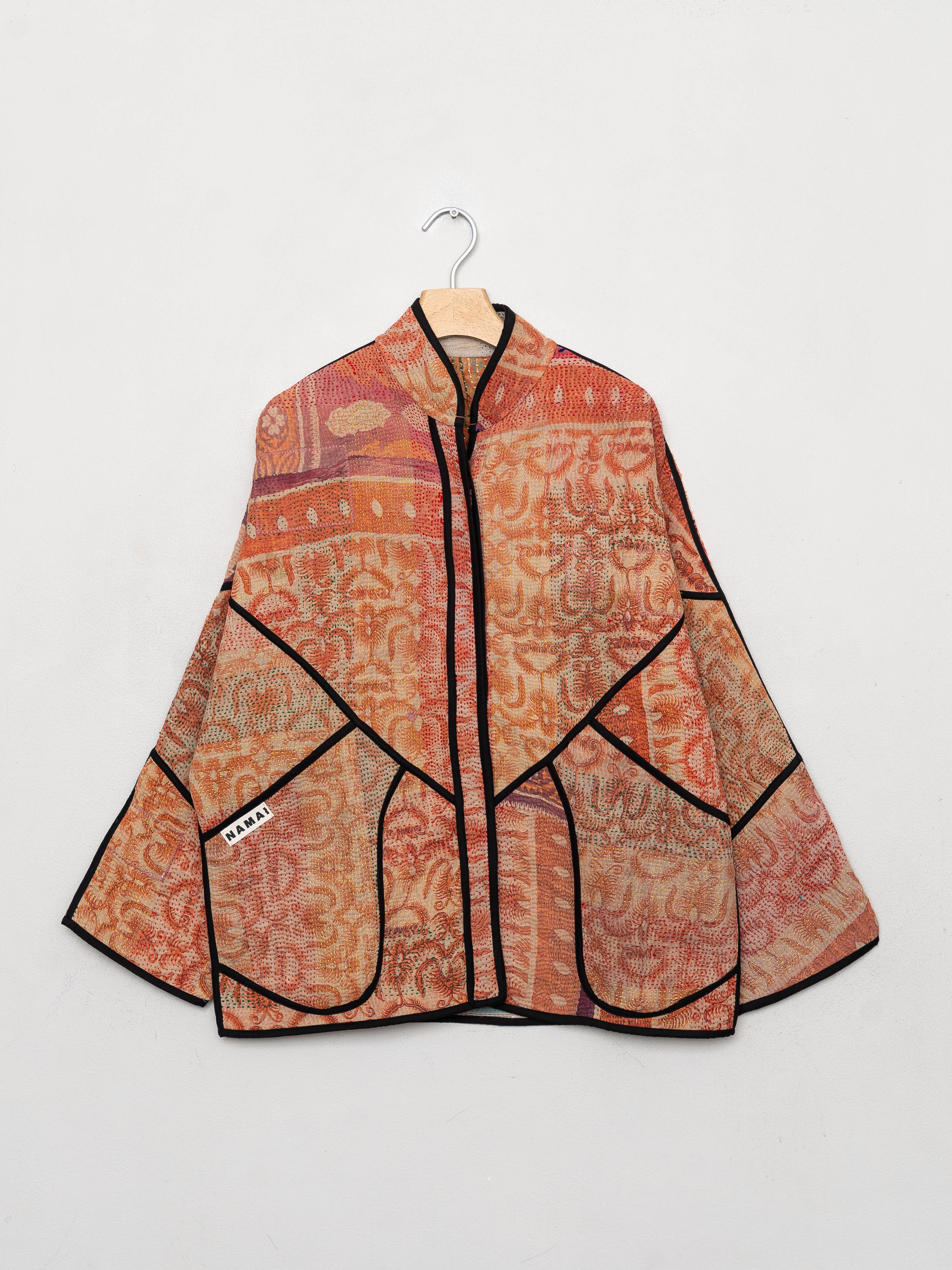 The Ladhiya Quilted Patchwork Kantha Jacket