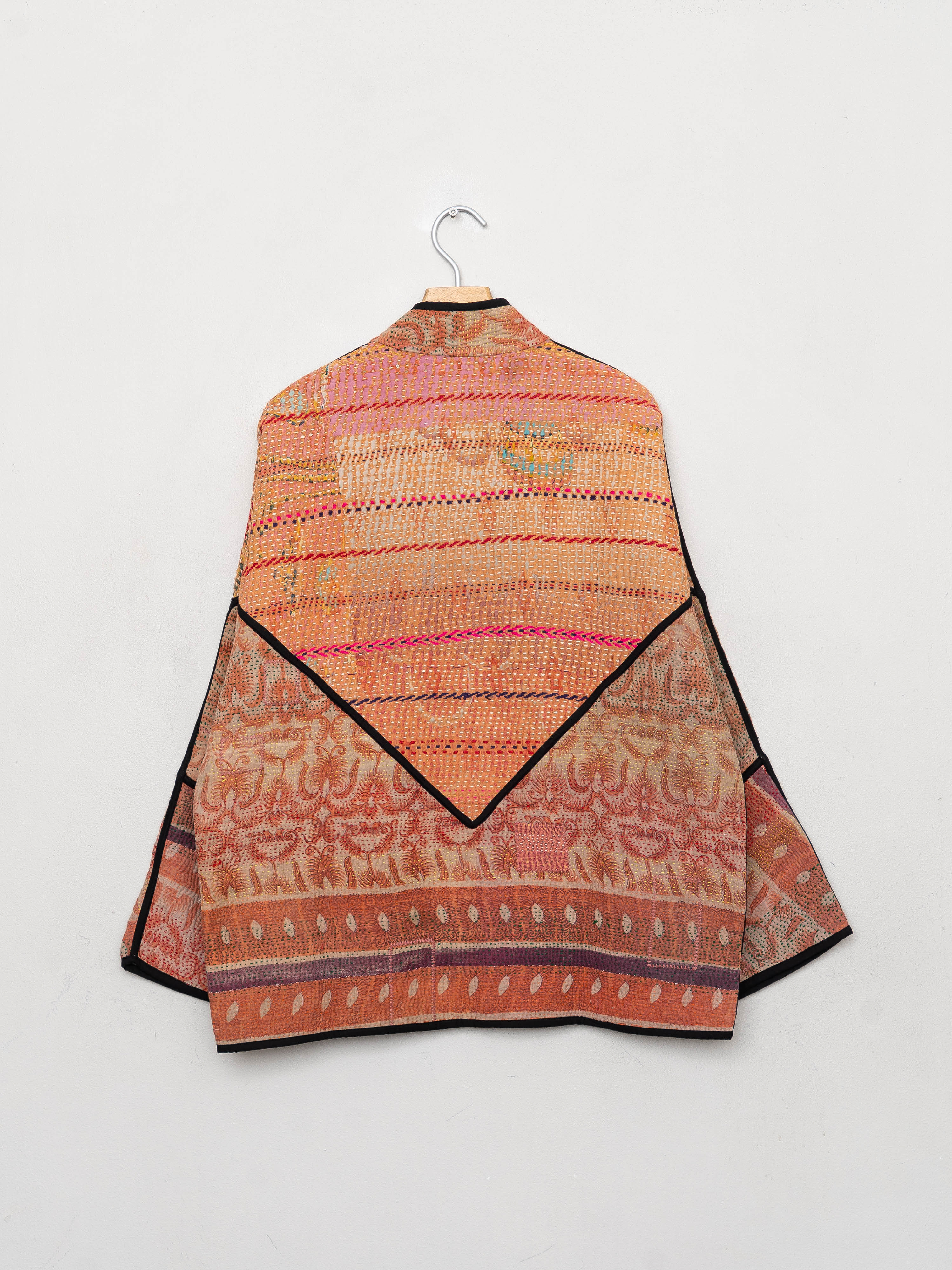 The Ladhiya Quilted Patchwork Kantha Jacket